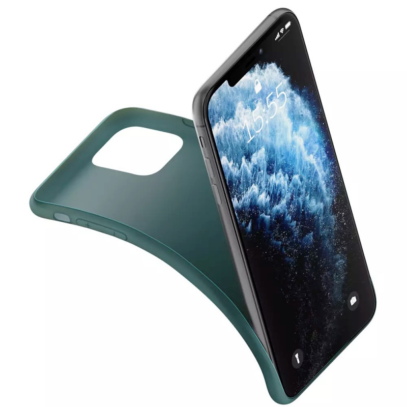 3MK Matt Case 3MK4049 pre Apple iPhone 14 Pro Max, tmavozelené