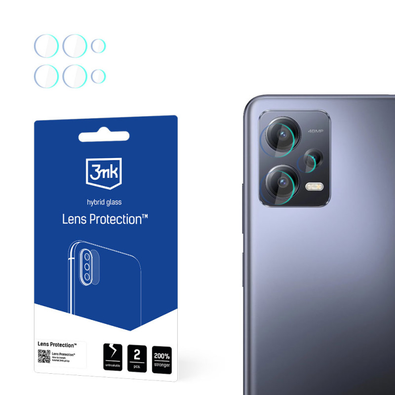 3MK Lens Protect 3MK4796 ochrana objektívu fotoaparátu pre Xiaomi Redmi Note 12 Pro / Pro+ (4 ks)