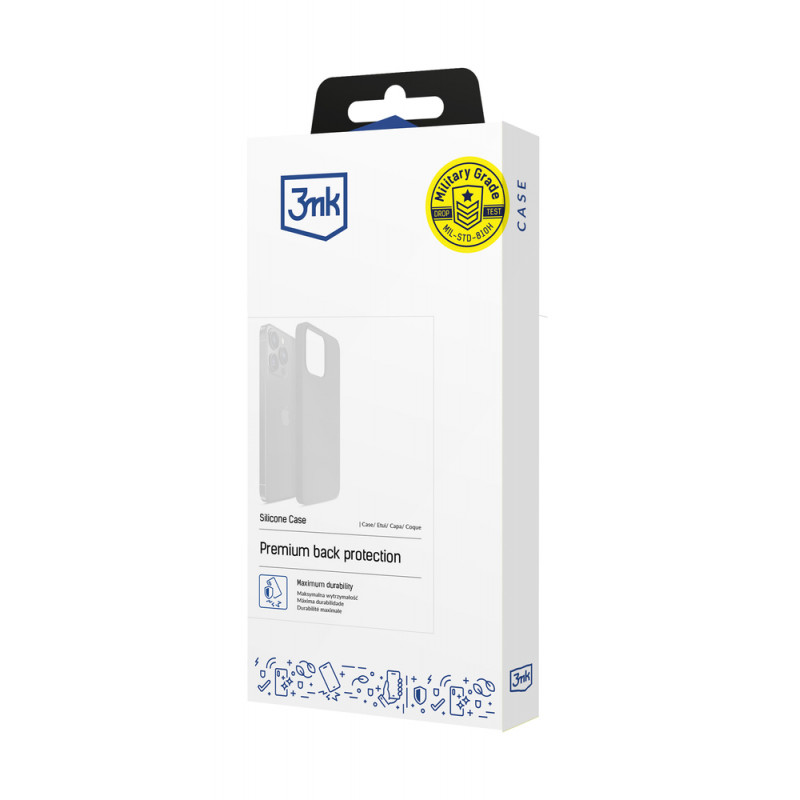 3MK Silicone Case pre Samsung Galaxy A24 4G, čierne