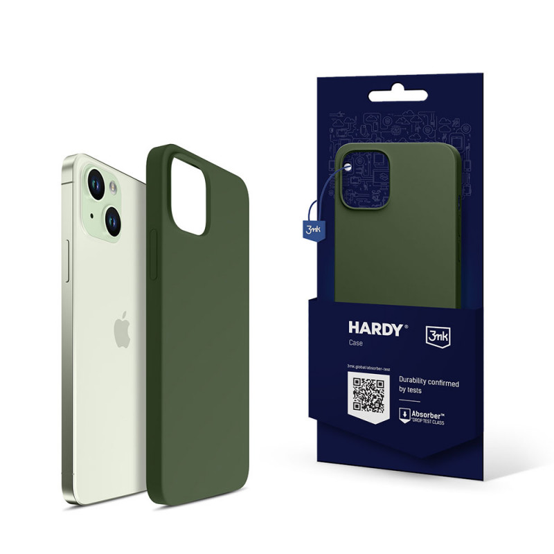 3MK Hardy Case MagSafe pre Apple iPhone 15 Plus / 14 Plus, alpine green