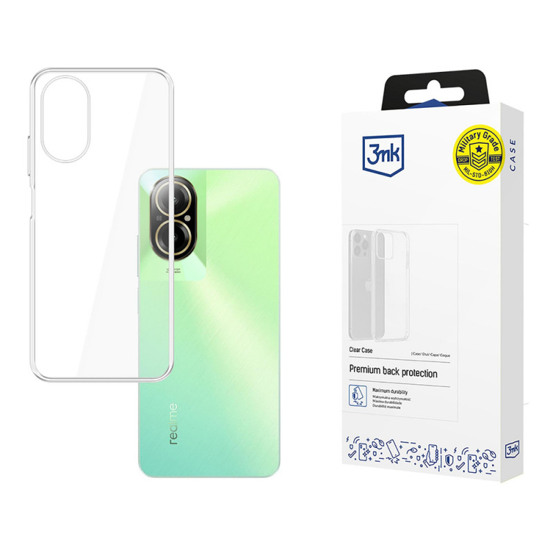 Puzdro 3MK Clear Case pre Realme C67, transparentné