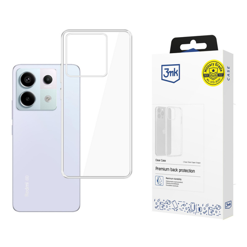 Priehľadné puzdro 3MK Clear Case pre Xiaomi Redmi Note 13 Pro 5G, transparentné