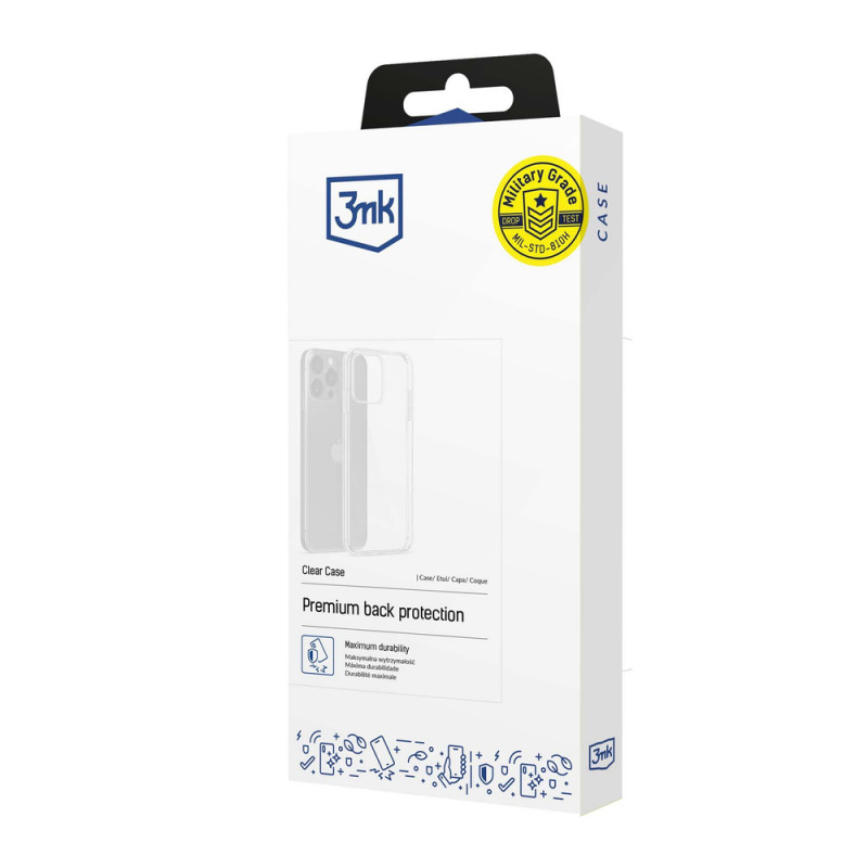 Priehľadné puzdro 3MK Clear Case pre Redmi Note 13 Pro+ 5G, transparentné