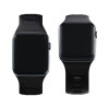Silikónový remienok na hodinky 3mk pre Apple Watch 38/40/41 mm, čierny