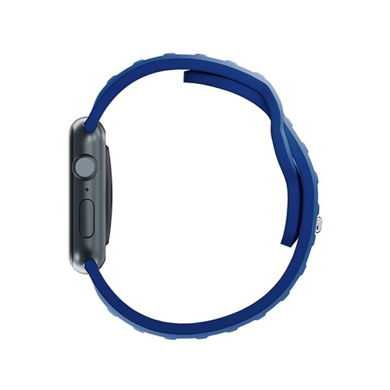 3mk Silikónový remienok na hodinky pre Apple Watch 38/40/41 mm, modrý
