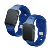 3mk Silikónový remienok na hodinky pre Apple Watch 38/40/41 mm, modrý