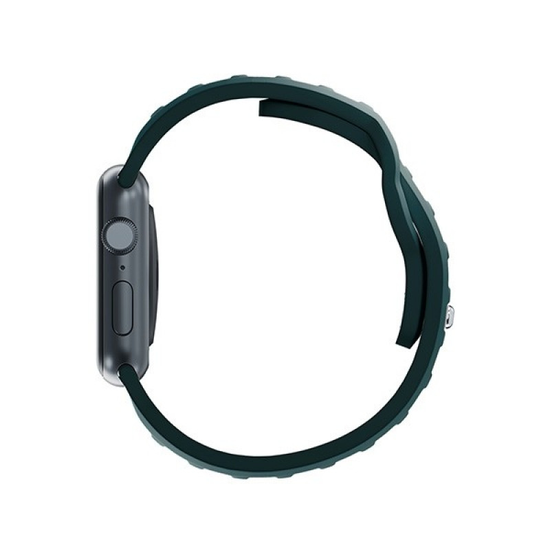 Silicónový remienok na hodinky 3mk pre Apple Watch 38/40/41 mm, evergreen