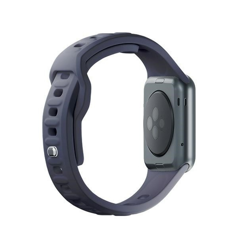3mk Silikónový remienok na hodinky pre Apple Watch 38/40/41 mm, sivý