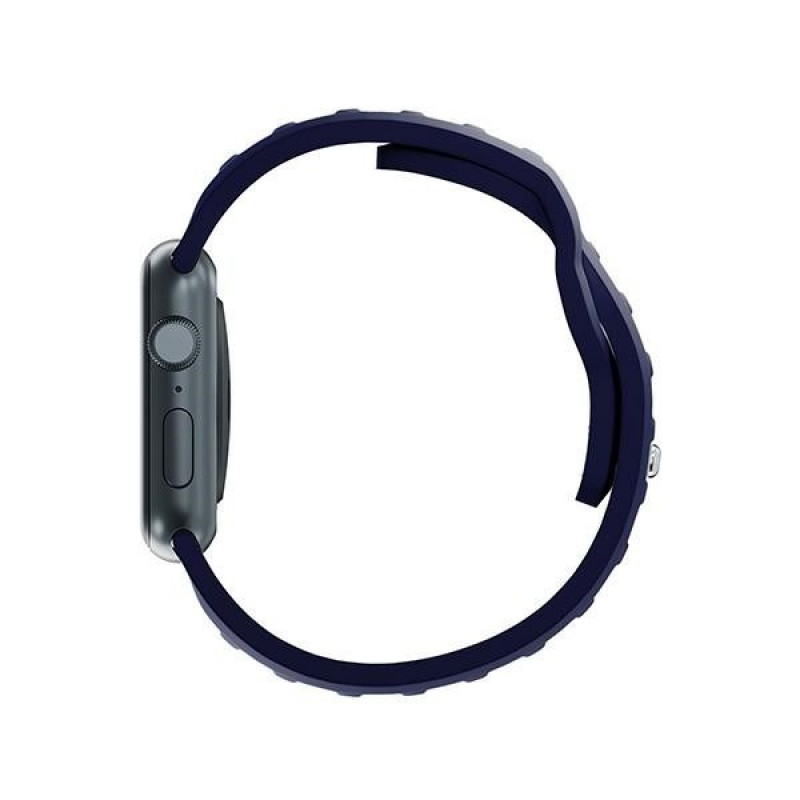 Silicónový remienok na hodinky 3mk pre Apple Watch 38/40/41 mm, ocean blue
