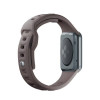 Silikónový remienok na hodinky 3mk pre Apple Watch 38/40/41 mm, taupe