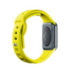 Silikónový remienok na hodinky 3mk pre Apple Watch 38/40/41 mm, žltý