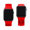 3mk silikónový remienok na hodinky pre Apple Watch 42/44/45/49 mm, červený