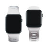 Silikónový remienok na hodinky 3MK pre Apple Watch 4/5/6/7/8/9/SE/Ultra, 42/44/45/49 mm, biely