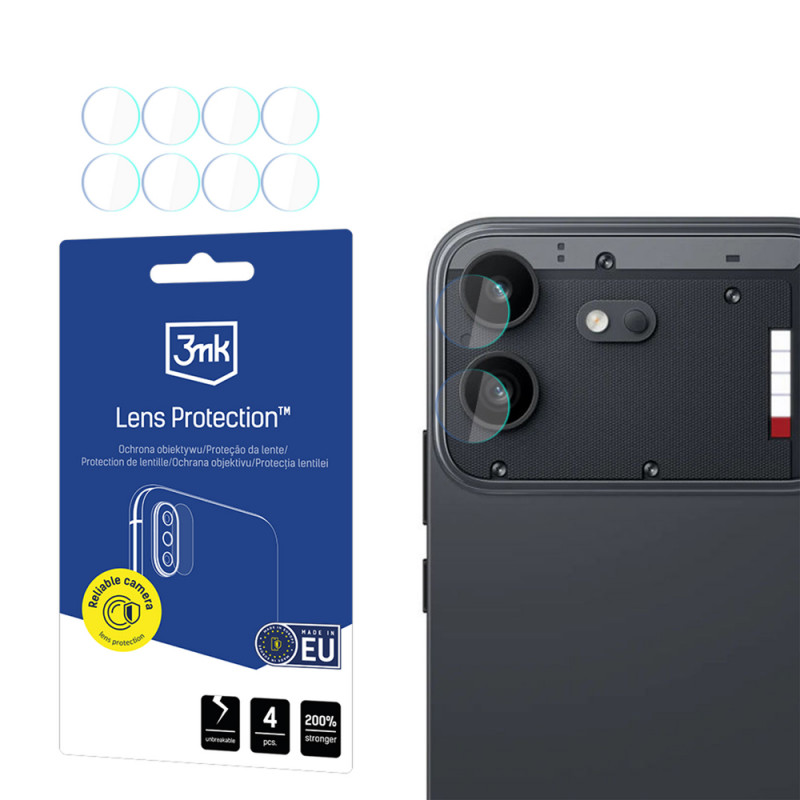 3MK Lens Protection Nothing Phone (4b) ochrana objektívu fotoaparátu (4 ks)