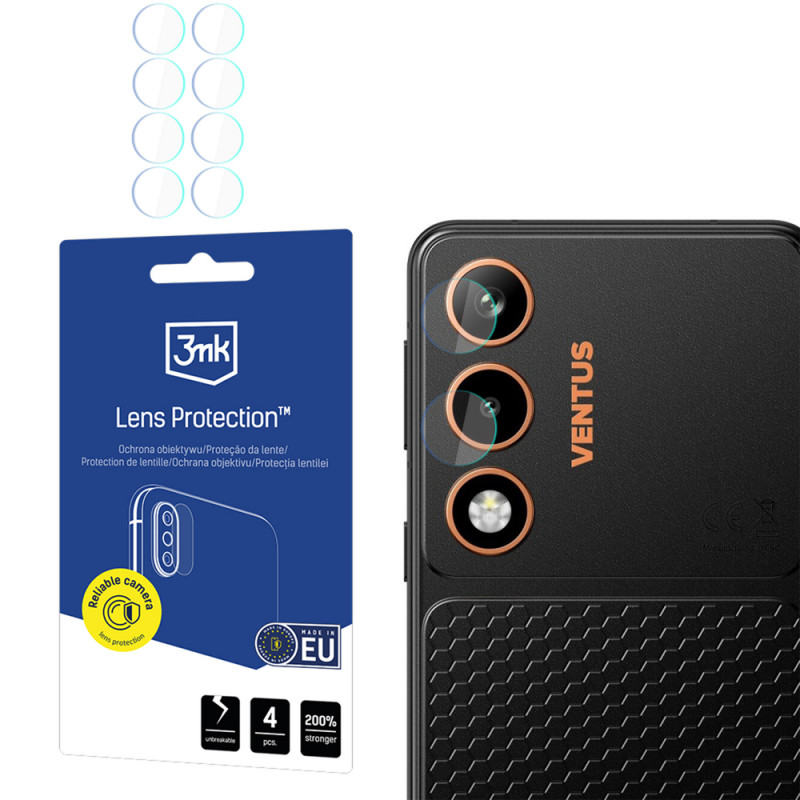 3MK Lens Protection Hammer Ventus 5G ochrana objektívu fotoaparátu (4 ks)