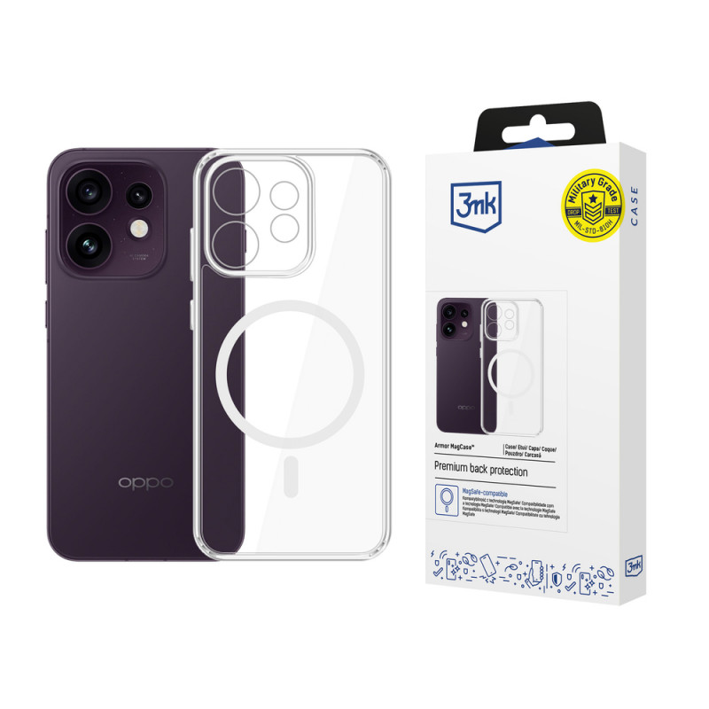 3MK Armor MagCase Oppo Reno 16 F / Reno 16 FS (CPH2859) puzdro, transparentné