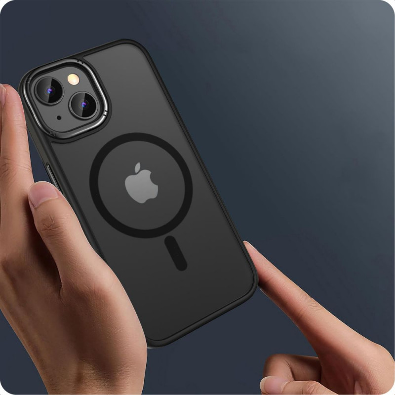 Puzdro Tech-Protect MagMat 2 MagSafe pre Apple iPhone 15, matná čierna