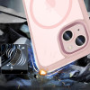 Tech-Protect MagMat MagSafe puzdro na Apple iPhone 15, ružové/číre