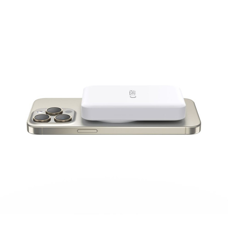 Tech-Protect PB11 LifeMag MagSafe power banka 10000 mAh, 15 W, biela
