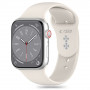 Tech-Protect Silikónový remienok pre Apple Watch 4/5/6/7/8/9/SE/10 (38/40/41/42 mm), Starlight