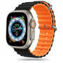 Remienok Tech-Protect IconBand Pro pre Apple Watch 4/5/6/7/8/9/SE/Ultra 1/2 (42/44/45/49 mm), čierno-oranžový