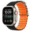 Remienok Tech-Protect IconBand Pro pre Apple Watch 4/5/6/7/8/9/SE/Ultra 1/2 (42/44/45/49 mm), čierno-oranžový