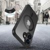 Puzdro Tech-Protect MagMat MagSafe pre Apple iPhone 16, čierna/transparentná