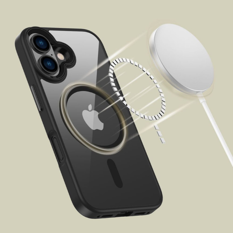 Puzdro Tech-Protect MagMat MagSafe pre Apple iPhone 16, čierna/transparentná