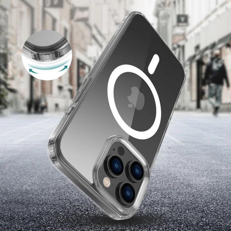 Tech-Protect Flexair Hybrid MagSafe puzdro pre Apple iPhone 16 Pro Max, priehľadné