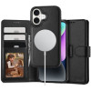 Puzdro Tech-Protect Wallet MagSafe pre Apple iPhone 16, čierne