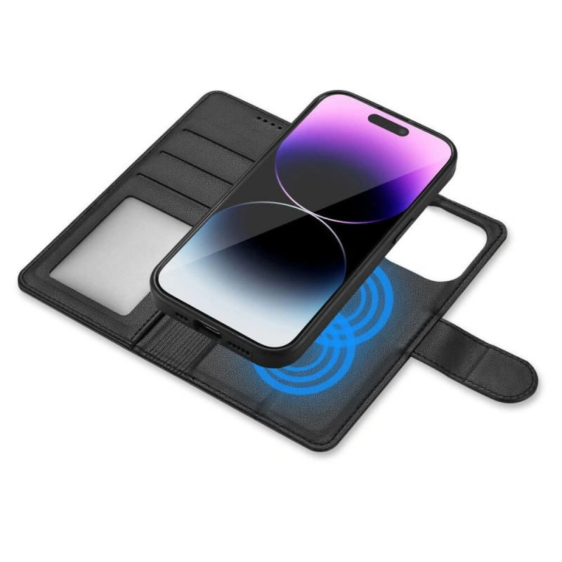 Puzdro Tech-Protect Wallet MagSafe pre Apple iPhone 16, čierne