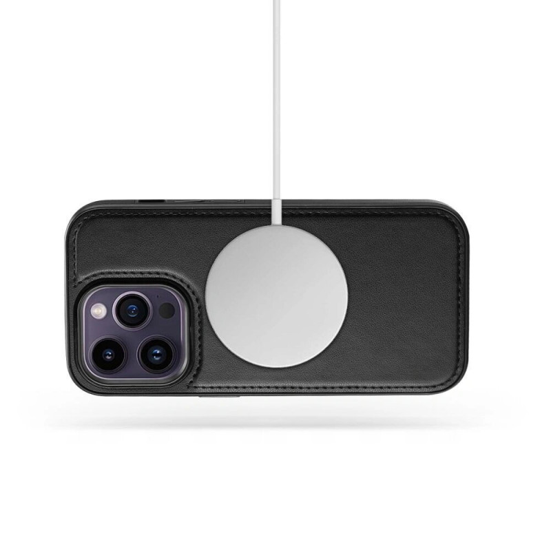 Puzdro Tech-Protect Wallet MagSafe pre Apple iPhone 16, čierne