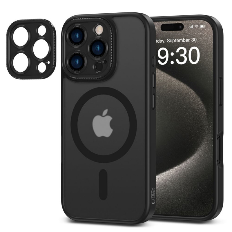 Tech-Protect MagCam MagSafe puzdro pre Apple iPhone 16 Pro, matná čierna