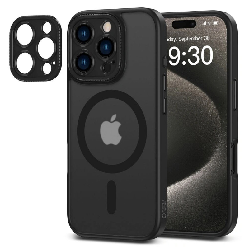 Tech-Protect MagCam MagSafe puzdro pre Apple iPhone 16 Pro Max, matná čierna