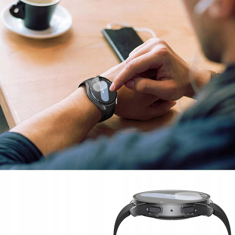 Tech-Protect Puzdro Defense360 pre Samsung Galaxy Watch 7, 40 mm, priehľadné
