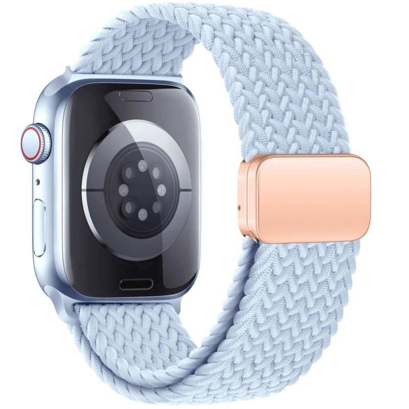 Remienok Tech-Protect Nylonmag pre Apple Watch 4/5/6/7/8/9/SE/10, 38/40/41/42 mm, Baby Blue