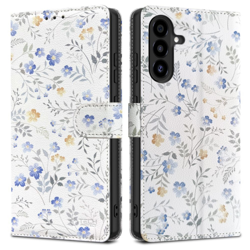 Peňaženkové puzdro Tech-Protect pre Samsung Galaxy A17 / A18 / A26 4G / 5G, Spring Flowers