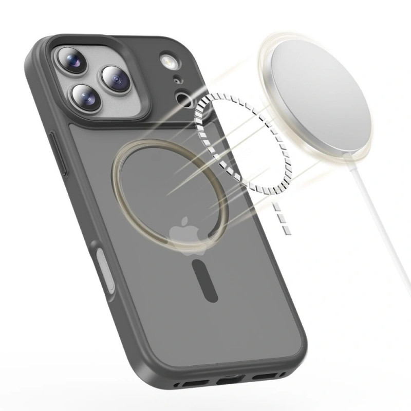 Tech-Protect Magmat MagSafe puzdro pre Apple iPhone 17 Pro Max, matná pastelová sivá