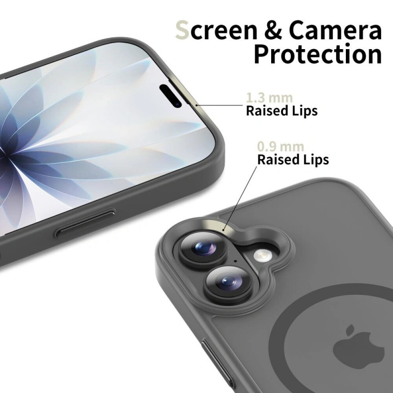 Tech-Protect Magmat MagSafe puzdro THP4950 pre Apple iPhone 17, matná pastelová sivá