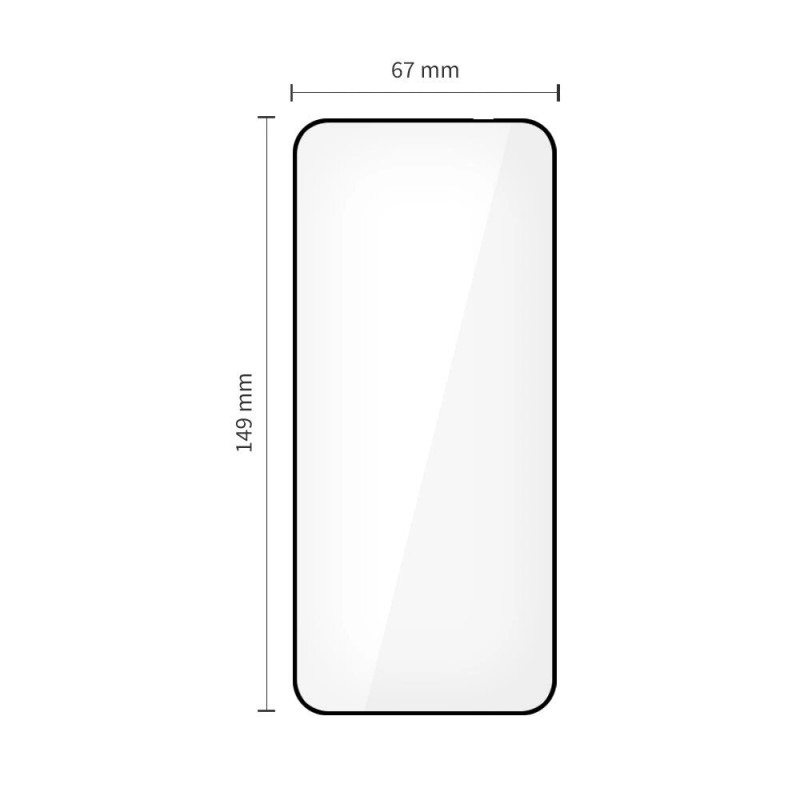 Tech-Protect Glass Fit+ tvrdené sklo pre Motorola Edge 50 Neo / 60 Neo, čierne (2 ks)