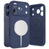 Tech-Protect silikónové puzdro MagSafe pre Apple iPhone 17 Pro Max, Deep Blue