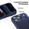 Tech-Protect Puzdro Magmat pre Apple iPhone 17 Pro, matná tmavomodrá