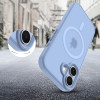 Tech-Protect MagMat MagSafe puzdro pre Apple iPhone 17, matná mist modrá