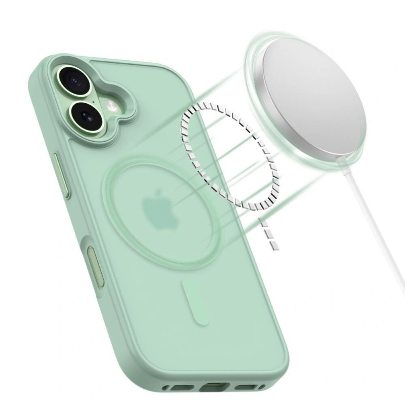 Tech-Protect MagMat MagSafe puzdro pre Apple iPhone 17, matná šalviová