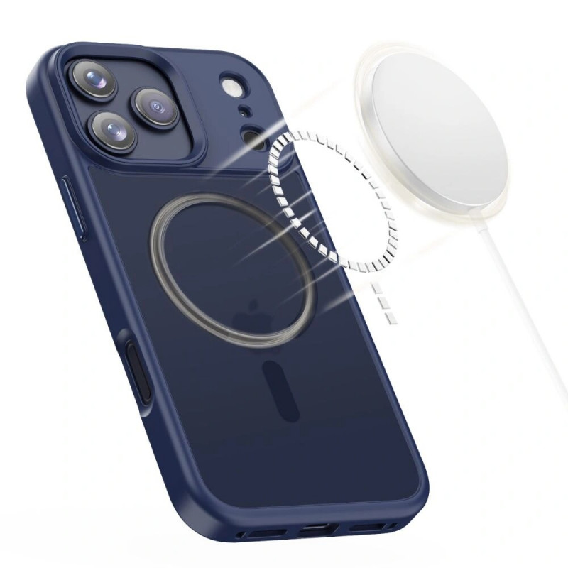 Tech-Protect Magmat MagSafe puzdro pre Apple iPhone 17 Pro, matná tmavomodrá