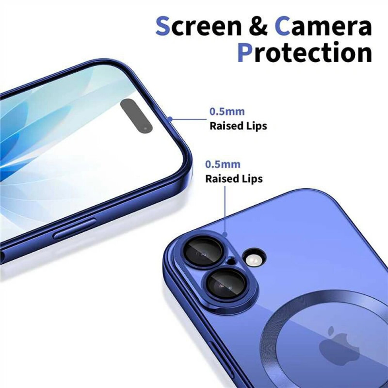 Tech-Protect MagFlex MagSafe puzdro pre Apple iPhone 17, lesklá modrá Mist Blue