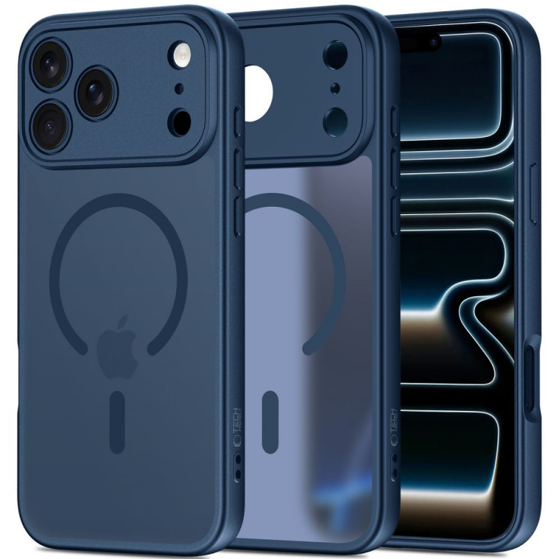 Tech-Protect BasicMag MagSafe puzdro pre Apple iPhone 17 Pro Max, matné Deep Blue