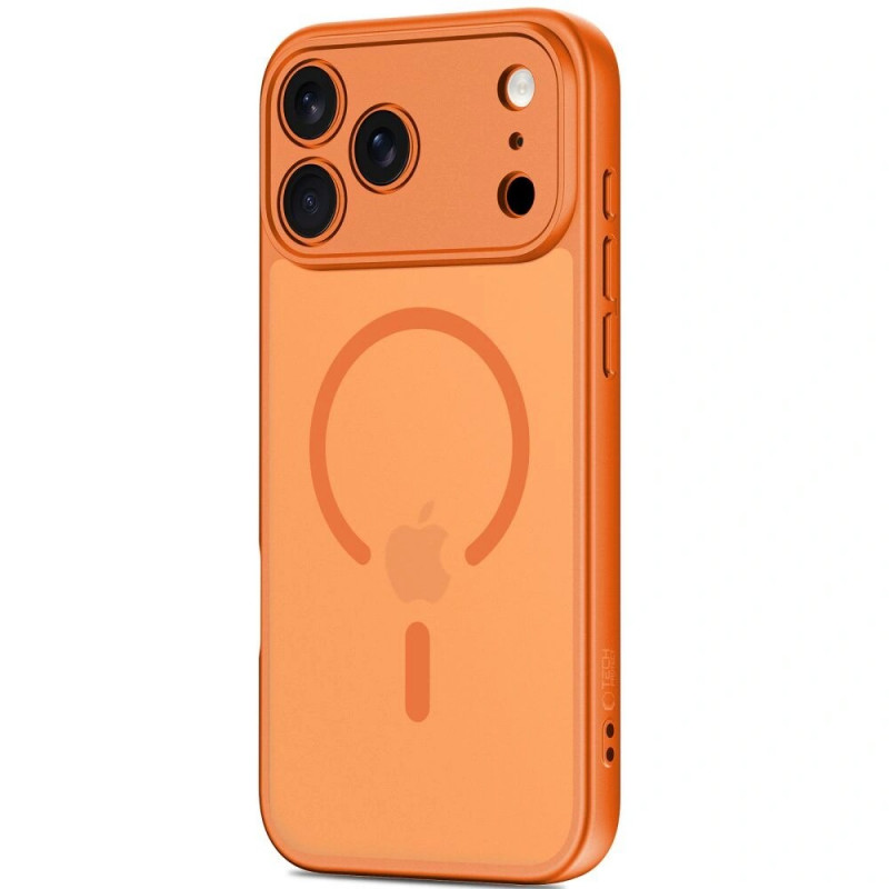 Puzdro Tech-Protect BasicMag MagSafe pre Apple iPhone 17 Pro Max, matná Cosmic Orange