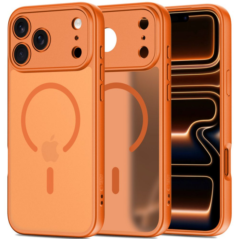 Tech-Protect BasicMag MagSafe puzdro pre Apple iPhone 17 Pro, matná cosmic orange