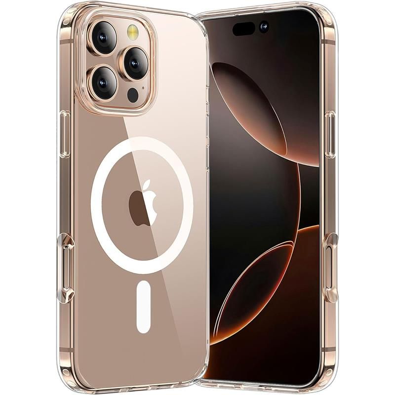 Puzdro Tech-Protect TP Flex MagSafe pre Apple iPhone 16 Pro Max, priehľadné